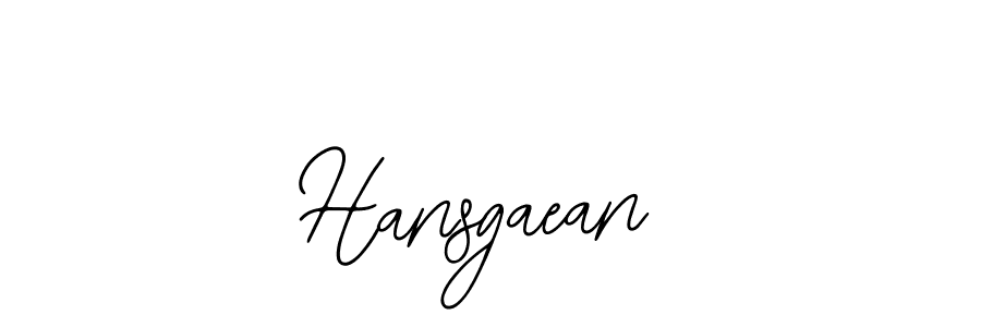 How to make Hansgaean name signature. Use Bearetta-2O07w style for creating short signs online. This is the latest handwritten sign. Hansgaean signature style 12 images and pictures png