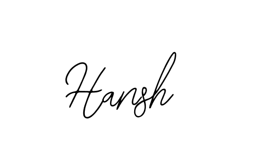 Also we have Hansh name is the best signature style. Create professional handwritten signature collection using Bearetta-2O07w autograph style. Hansh signature style 12 images and pictures png