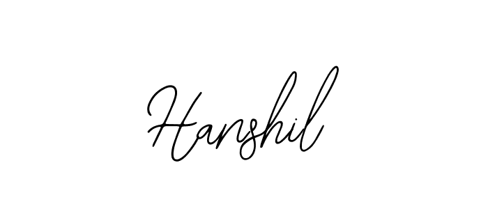 You should practise on your own different ways (Bearetta-2O07w) to write your name (Hanshil) in signature. don't let someone else do it for you. Hanshil signature style 12 images and pictures png