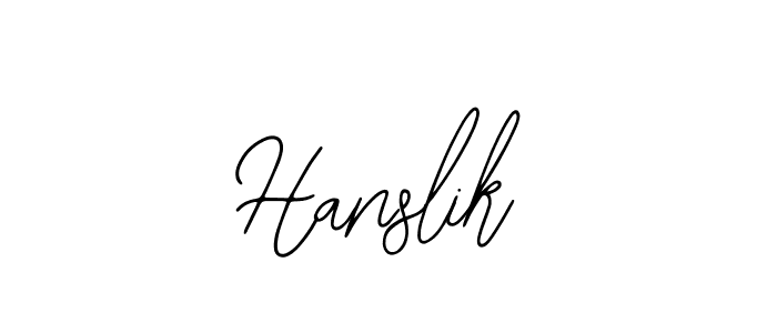 How to Draw Hanslik signature style? Bearetta-2O07w is a latest design signature styles for name Hanslik. Hanslik signature style 12 images and pictures png