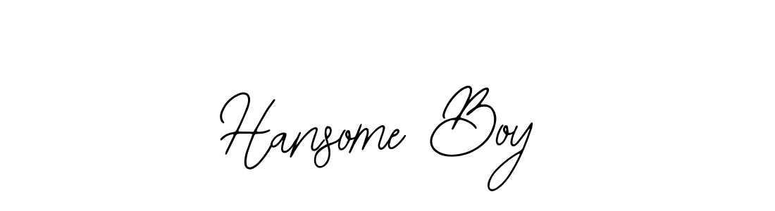 Create a beautiful signature design for name Hansome Boy. With this signature (Bearetta-2O07w) fonts, you can make a handwritten signature for free. Hansome Boy signature style 12 images and pictures png