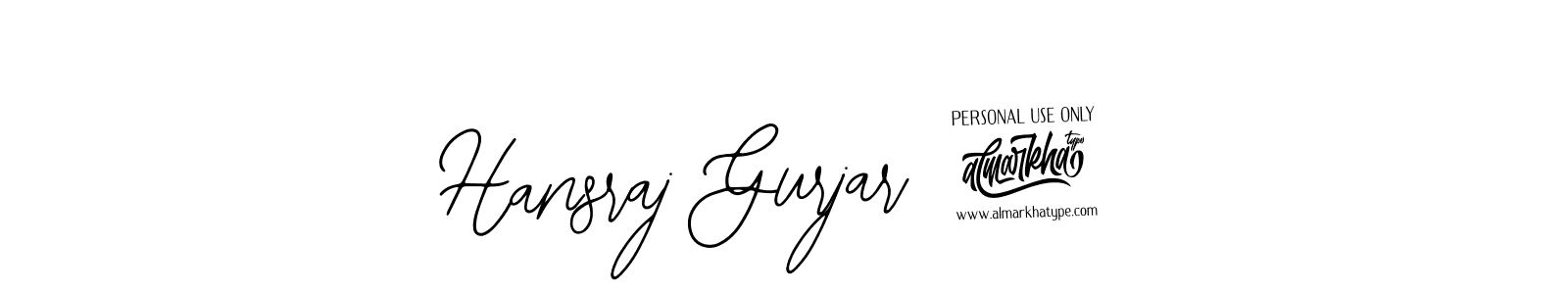 Make a beautiful signature design for name Hansraj Gurjar 2. With this signature (Bearetta-2O07w) style, you can create a handwritten signature for free. Hansraj Gurjar 2 signature style 12 images and pictures png