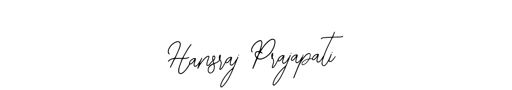 Make a short Hansraj Prajapati signature style. Manage your documents anywhere anytime using Bearetta-2O07w. Create and add eSignatures, submit forms, share and send files easily. Hansraj Prajapati signature style 12 images and pictures png