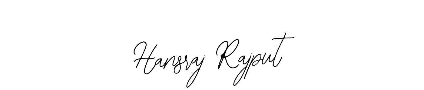 Design your own signature with our free online signature maker. With this signature software, you can create a handwritten (Bearetta-2O07w) signature for name Hansraj Rajput. Hansraj Rajput signature style 12 images and pictures png