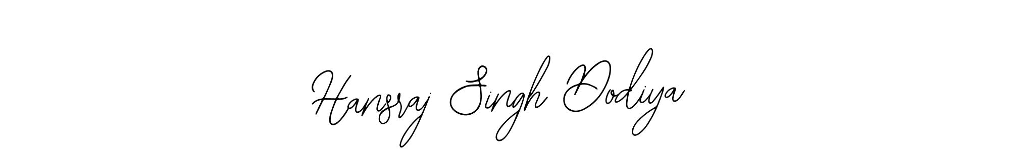 The best way (Bearetta-2O07w) to make a short signature is to pick only two or three words in your name. The name Hansraj Singh Dodiya include a total of six letters. For converting this name. Hansraj Singh Dodiya signature style 12 images and pictures png