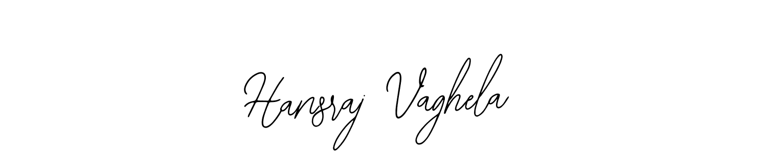 How to make Hansraj Vaghela signature? Bearetta-2O07w is a professional autograph style. Create handwritten signature for Hansraj Vaghela name. Hansraj Vaghela signature style 12 images and pictures png