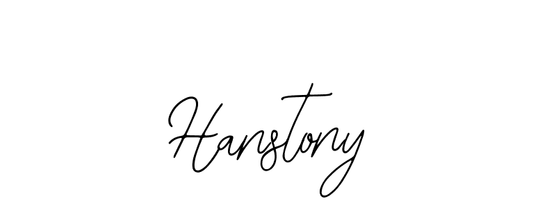 Bearetta-2O07w is a professional signature style that is perfect for those who want to add a touch of class to their signature. It is also a great choice for those who want to make their signature more unique. Get Hanstony name to fancy signature for free. Hanstony signature style 12 images and pictures png