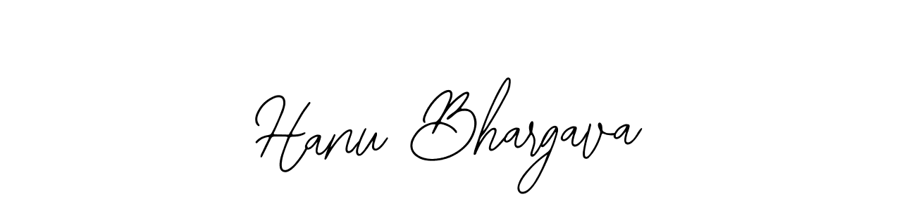 Similarly Bearetta-2O07w is the best handwritten signature design. Signature creator online .You can use it as an online autograph creator for name Hanu Bhargava. Hanu Bhargava signature style 12 images and pictures png