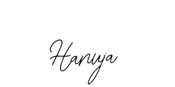 Design your own signature with our free online signature maker. With this signature software, you can create a handwritten (Bearetta-2O07w) signature for name Hanuja. Hanuja signature style 12 images and pictures png