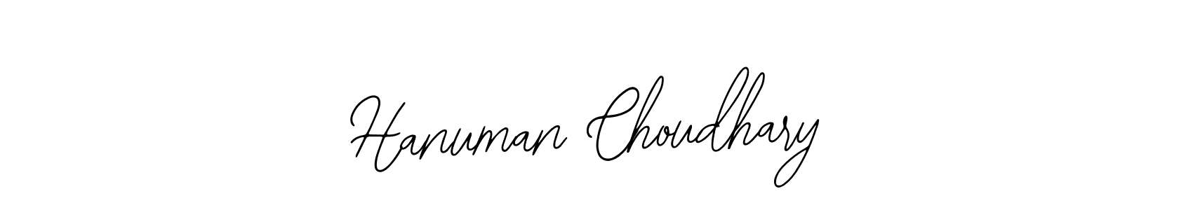 Use a signature maker to create a handwritten signature online. With this signature software, you can design (Bearetta-2O07w) your own signature for name Hanuman Choudhary. Hanuman Choudhary signature style 12 images and pictures png