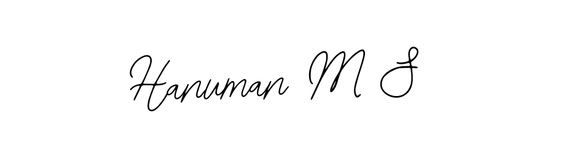How to Draw Hanuman M S signature style? Bearetta-2O07w is a latest design signature styles for name Hanuman M S. Hanuman M S signature style 12 images and pictures png