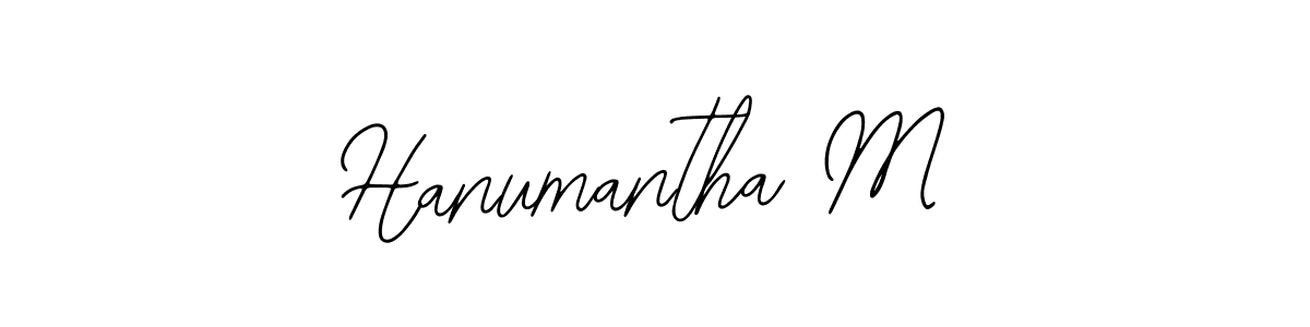 Use a signature maker to create a handwritten signature online. With this signature software, you can design (Bearetta-2O07w) your own signature for name Hanumantha M. Hanumantha M signature style 12 images and pictures png