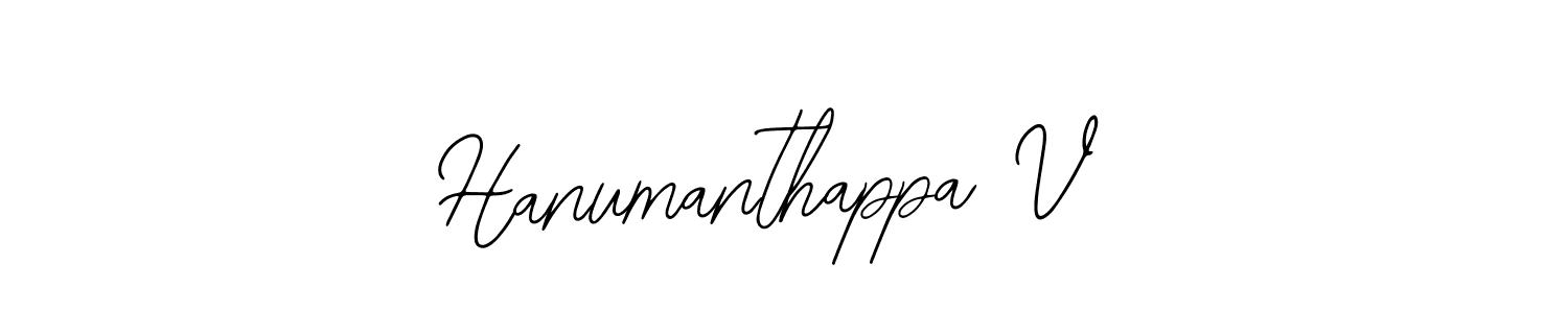 Also we have Hanumanthappa V name is the best signature style. Create professional handwritten signature collection using Bearetta-2O07w autograph style. Hanumanthappa V signature style 12 images and pictures png