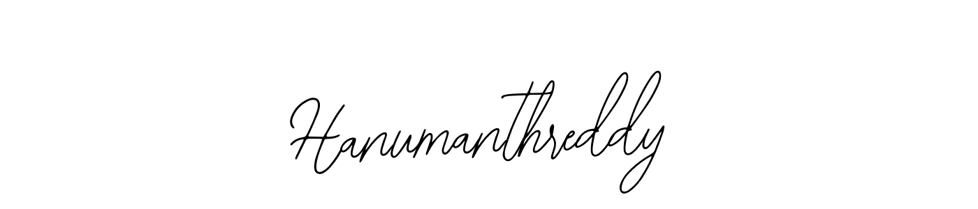 How to make Hanumanthreddy name signature. Use Bearetta-2O07w style for creating short signs online. This is the latest handwritten sign. Hanumanthreddy signature style 12 images and pictures png