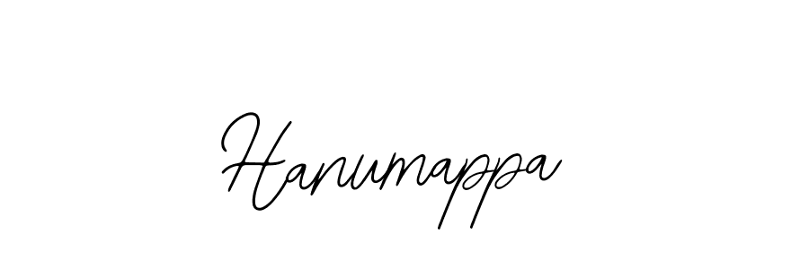 You should practise on your own different ways (Bearetta-2O07w) to write your name (Hanumappa) in signature. don't let someone else do it for you. Hanumappa signature style 12 images and pictures png