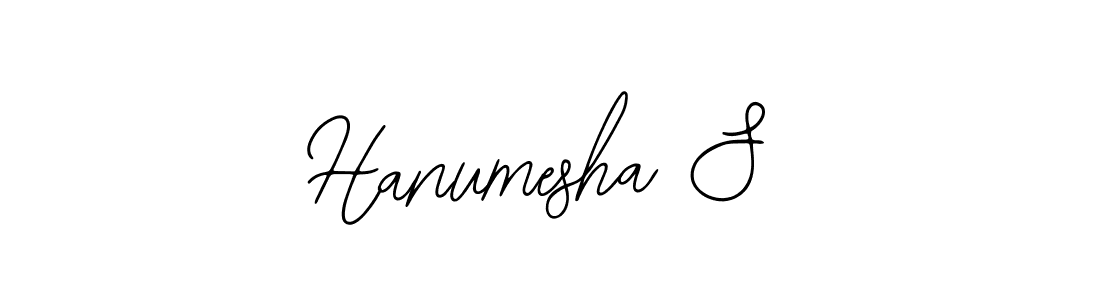 Hanumesha S stylish signature style. Best Handwritten Sign (Bearetta-2O07w) for my name. Handwritten Signature Collection Ideas for my name Hanumesha S. Hanumesha S signature style 12 images and pictures png
