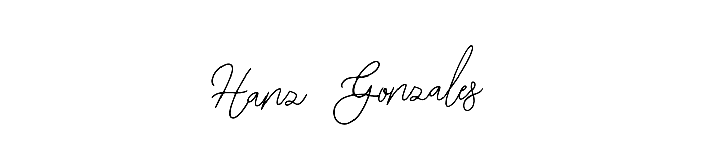 The best way (Bearetta-2O07w) to make a short signature is to pick only two or three words in your name. The name Hanz  Gonzales include a total of six letters. For converting this name. Hanz  Gonzales signature style 12 images and pictures png