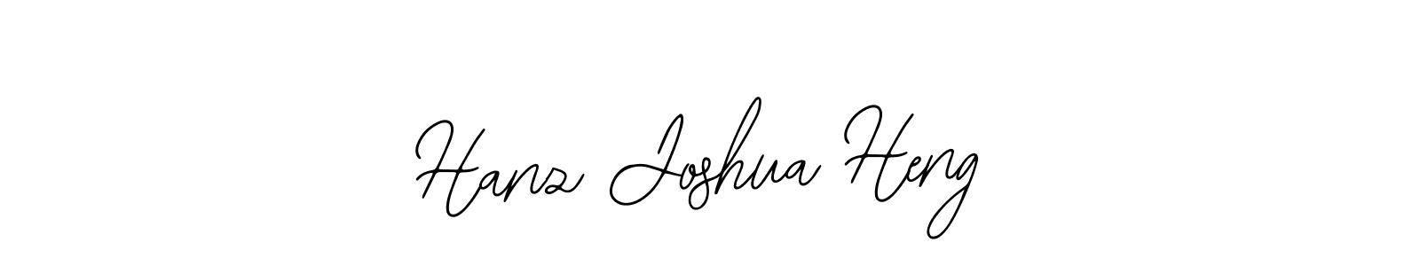 The best way (Bearetta-2O07w) to make a short signature is to pick only two or three words in your name. The name Hanz Joshua Heng include a total of six letters. For converting this name. Hanz Joshua Heng signature style 12 images and pictures png