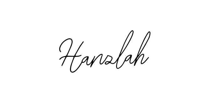 How to make Hanzlah name signature. Use Bearetta-2O07w style for creating short signs online. This is the latest handwritten sign. Hanzlah signature style 12 images and pictures png