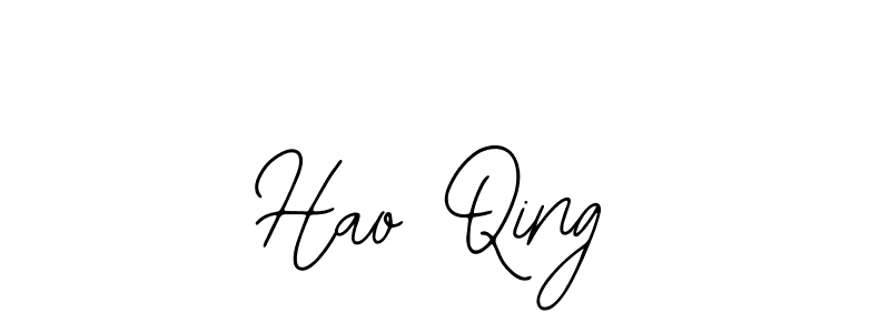 Make a beautiful signature design for name Hao Qing. With this signature (Bearetta-2O07w) style, you can create a handwritten signature for free. Hao Qing signature style 12 images and pictures png