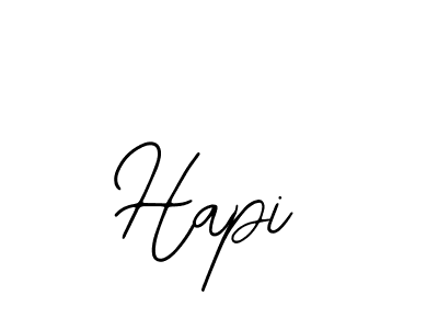 Use a signature maker to create a handwritten signature online. With this signature software, you can design (Bearetta-2O07w) your own signature for name Hapi. Hapi signature style 12 images and pictures png