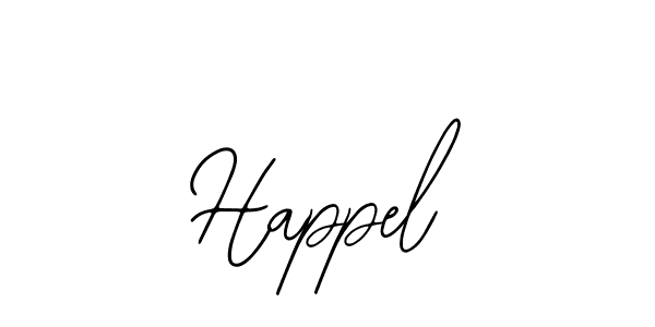 You should practise on your own different ways (Bearetta-2O07w) to write your name (Happel) in signature. don't let someone else do it for you. Happel signature style 12 images and pictures png