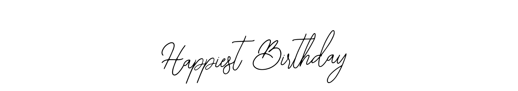 Make a short Happiest Birthday signature style. Manage your documents anywhere anytime using Bearetta-2O07w. Create and add eSignatures, submit forms, share and send files easily. Happiest Birthday signature style 12 images and pictures png