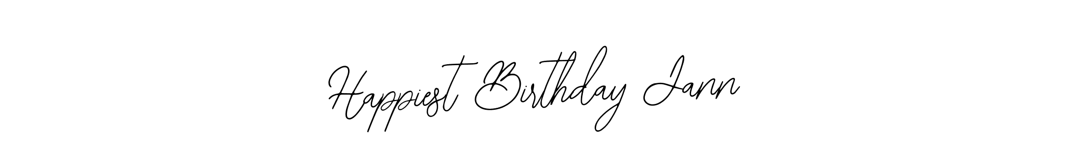 if you are searching for the best signature style for your name Happiest Birthday Jann. so please give up your signature search. here we have designed multiple signature styles  using Bearetta-2O07w. Happiest Birthday Jann signature style 12 images and pictures png