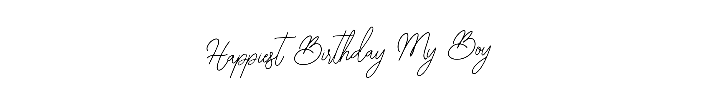 How to make Happiest Birthday My Boy signature? Bearetta-2O07w is a professional autograph style. Create handwritten signature for Happiest Birthday My Boy name. Happiest Birthday My Boy signature style 12 images and pictures png