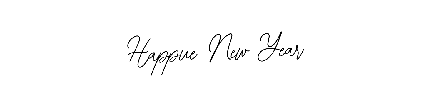 Design your own signature with our free online signature maker. With this signature software, you can create a handwritten (Bearetta-2O07w) signature for name Happue New Year. Happue New Year signature style 12 images and pictures png