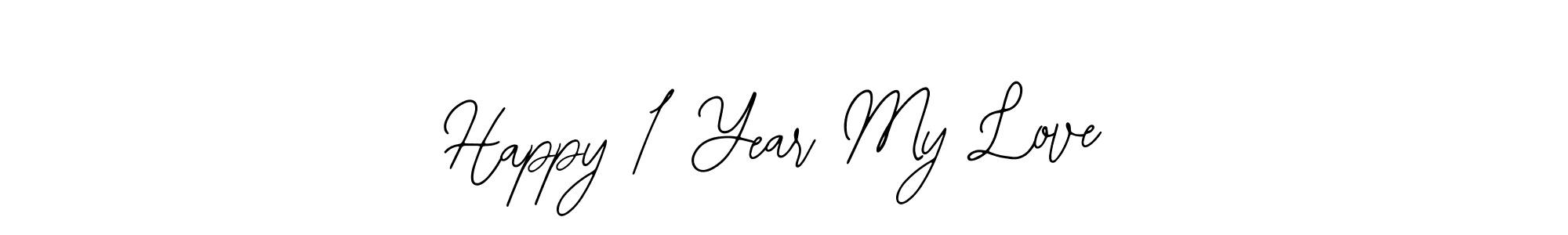 Make a beautiful signature design for name Happy 1 Year My Love. Use this online signature maker to create a handwritten signature for free. Happy 1 Year My Love signature style 12 images and pictures png