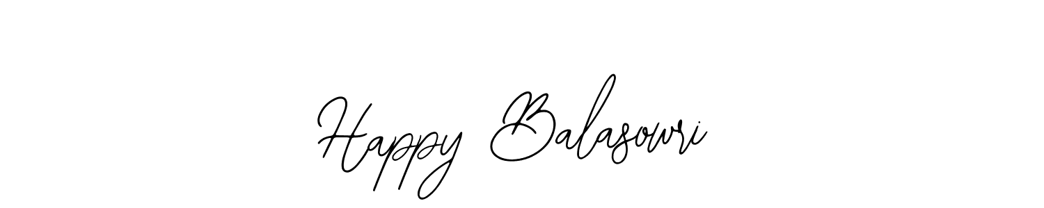 How to make Happy Balasowri signature? Bearetta-2O07w is a professional autograph style. Create handwritten signature for Happy Balasowri name. Happy Balasowri signature style 12 images and pictures png