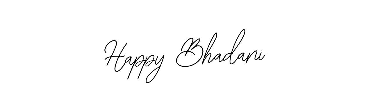 Bearetta-2O07w is a professional signature style that is perfect for those who want to add a touch of class to their signature. It is also a great choice for those who want to make their signature more unique. Get Happy Bhadani name to fancy signature for free. Happy Bhadani signature style 12 images and pictures png