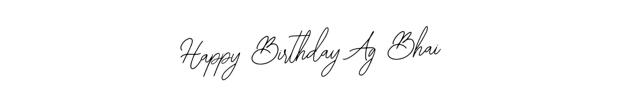 Similarly Bearetta-2O07w is the best handwritten signature design. Signature creator online .You can use it as an online autograph creator for name Happy Birthday Ag Bhai. Happy Birthday Ag Bhai signature style 12 images and pictures png