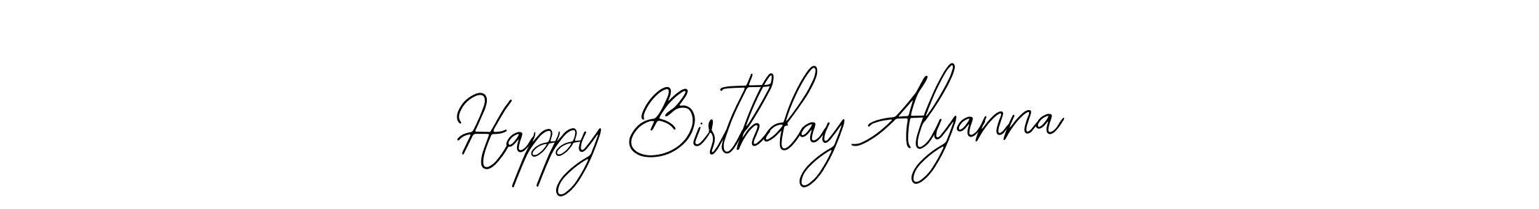 if you are searching for the best signature style for your name Happy Birthday Alyanna. so please give up your signature search. here we have designed multiple signature styles  using Bearetta-2O07w. Happy Birthday Alyanna signature style 12 images and pictures png