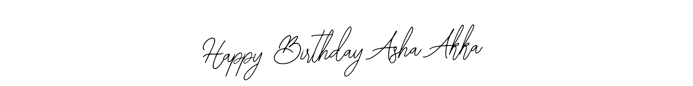 Make a beautiful signature design for name Happy Birthday Asha Akka. With this signature (Bearetta-2O07w) style, you can create a handwritten signature for free. Happy Birthday Asha Akka signature style 12 images and pictures png