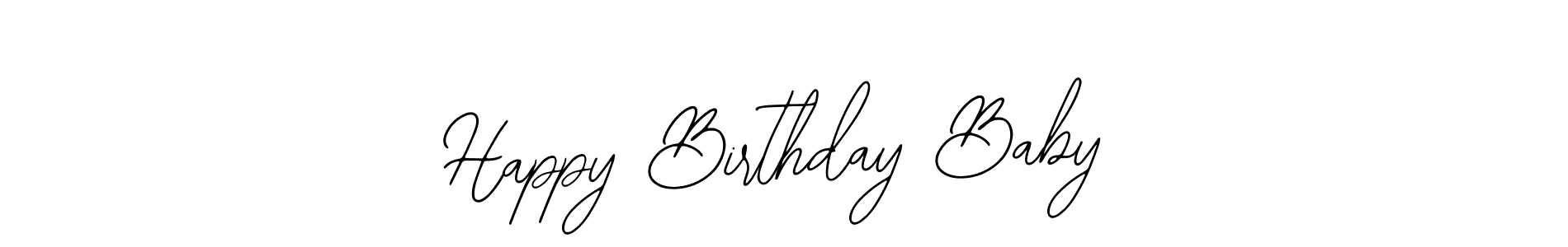 How to make Happy Birthday Baby name signature. Use Bearetta-2O07w style for creating short signs online. This is the latest handwritten sign. Happy Birthday Baby signature style 12 images and pictures png