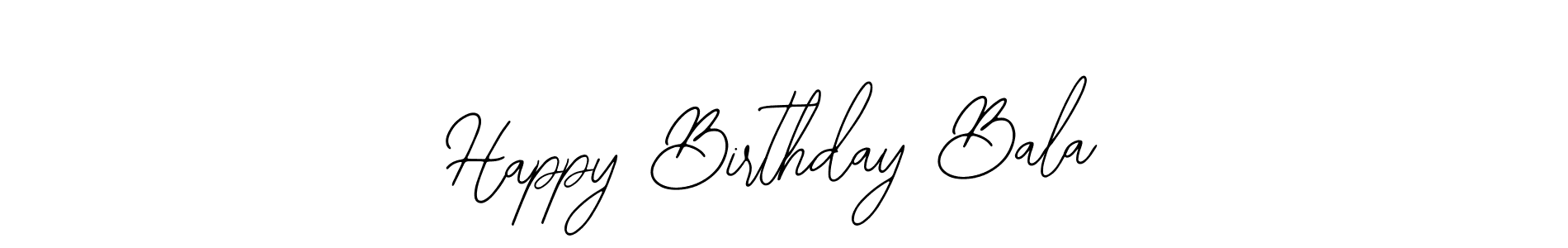 Bearetta-2O07w is a professional signature style that is perfect for those who want to add a touch of class to their signature. It is also a great choice for those who want to make their signature more unique. Get Happy Birthday Bala name to fancy signature for free. Happy Birthday Bala signature style 12 images and pictures png