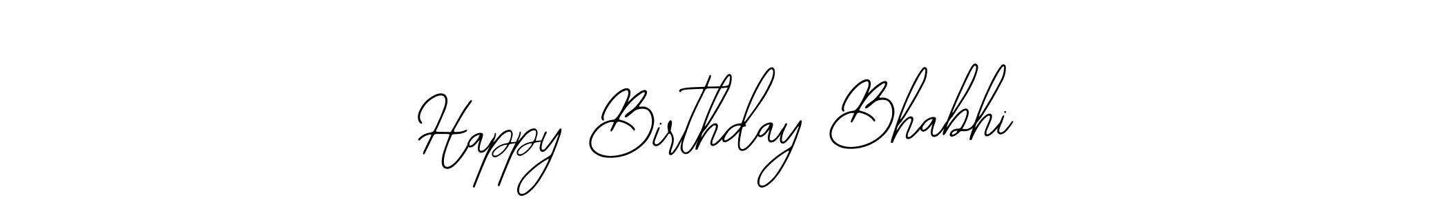 Bearetta-2O07w is a professional signature style that is perfect for those who want to add a touch of class to their signature. It is also a great choice for those who want to make their signature more unique. Get Happy Birthday Bhabhi name to fancy signature for free. Happy Birthday Bhabhi signature style 12 images and pictures png