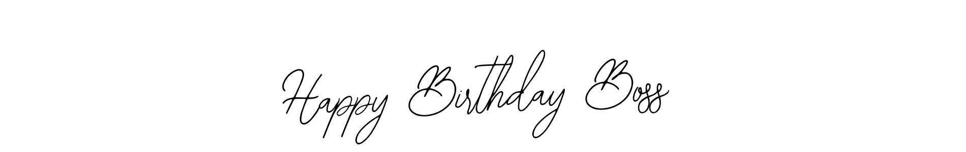 if you are searching for the best signature style for your name Happy Birthday Boss. so please give up your signature search. here we have designed multiple signature styles  using Bearetta-2O07w. Happy Birthday Boss signature style 12 images and pictures png