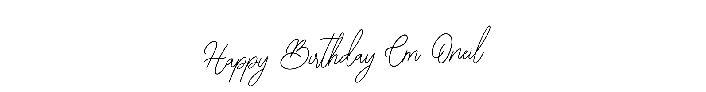 Make a short Happy Birthday Cm Oneil signature style. Manage your documents anywhere anytime using Bearetta-2O07w. Create and add eSignatures, submit forms, share and send files easily. Happy Birthday Cm Oneil signature style 12 images and pictures png