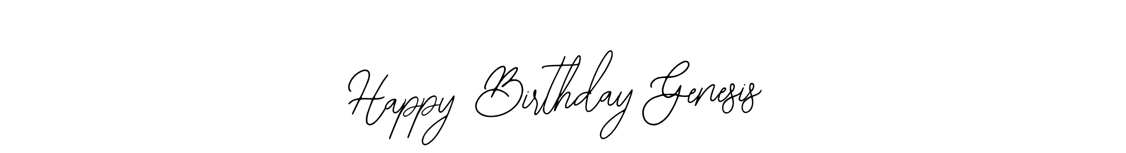 How to make Happy Birthday Genesis signature? Bearetta-2O07w is a professional autograph style. Create handwritten signature for Happy Birthday Genesis name. Happy Birthday Genesis signature style 12 images and pictures png