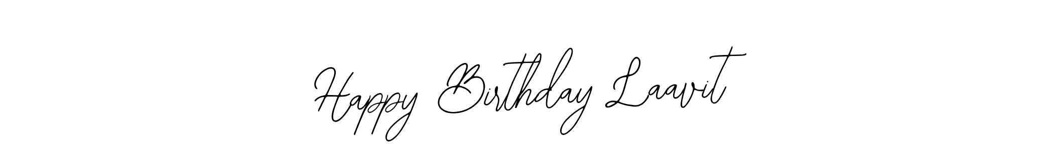 Bearetta-2O07w is a professional signature style that is perfect for those who want to add a touch of class to their signature. It is also a great choice for those who want to make their signature more unique. Get Happy Birthday Laavit name to fancy signature for free. Happy Birthday Laavit signature style 12 images and pictures png
