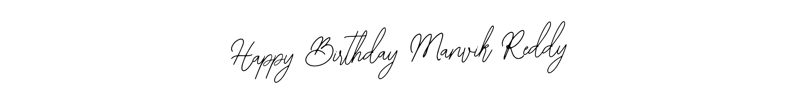 Create a beautiful signature design for name Happy Birthday Manvik Reddy. With this signature (Bearetta-2O07w) fonts, you can make a handwritten signature for free. Happy Birthday Manvik Reddy signature style 12 images and pictures png