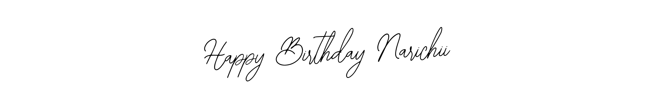 Make a beautiful signature design for name Happy Birthday Narichii. With this signature (Bearetta-2O07w) style, you can create a handwritten signature for free. Happy Birthday Narichii signature style 12 images and pictures png