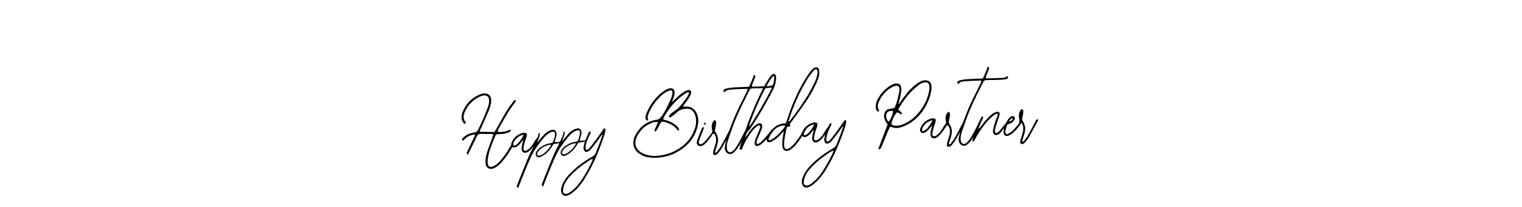 Design your own signature with our free online signature maker. With this signature software, you can create a handwritten (Bearetta-2O07w) signature for name Happy Birthday Partner. Happy Birthday Partner signature style 12 images and pictures png