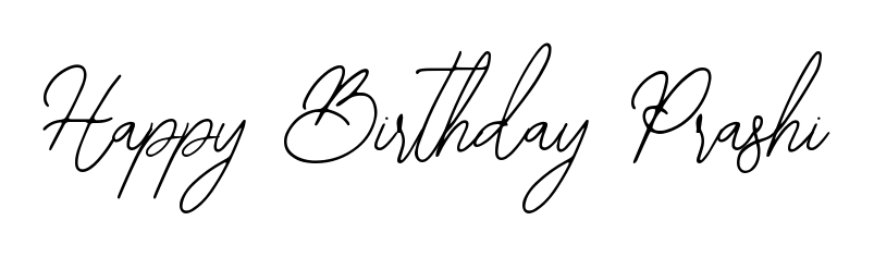 The Bearetta-2O07w signature style provides a bold statement for name Happy Birthday Prashi. Designed for business owners, executives, and leaders. Happy Birthday Prashi signature style 12 images and pictures png