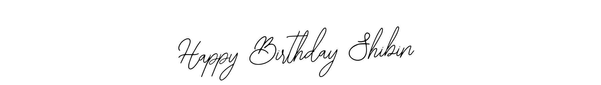 Make a short Happy Birthday Shibin signature style. Manage your documents anywhere anytime using Bearetta-2O07w. Create and add eSignatures, submit forms, share and send files easily. Happy Birthday Shibin signature style 12 images and pictures png