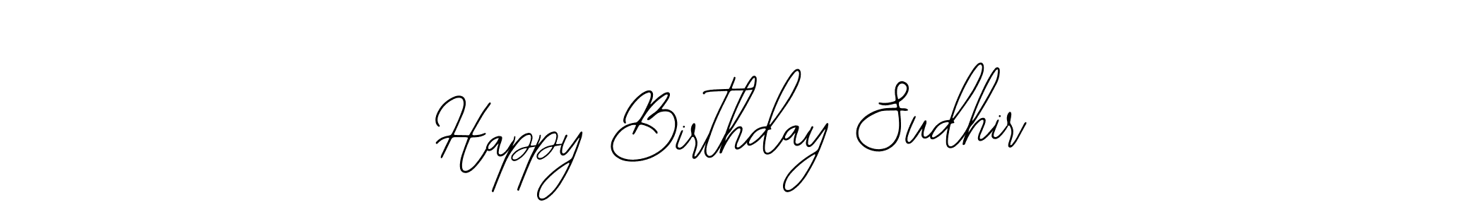 Make a beautiful signature design for name Happy Birthday Sudhir. Use this online signature maker to create a handwritten signature for free. Happy Birthday Sudhir signature style 12 images and pictures png