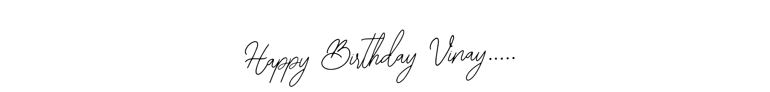 Bearetta-2O07w is a professional signature style that is perfect for those who want to add a touch of class to their signature. It is also a great choice for those who want to make their signature more unique. Get Happy Birthday Vinay..... name to fancy signature for free. Happy Birthday Vinay..... signature style 12 images and pictures png